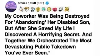 My coworker was being destroyed for 