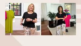 Susan Graver Modern Essentials Liquid Knit A-Line Tunic on QVC