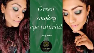 Easy Emerald Green Spotlight Eye Makeup! ft. colourpop & beauty bay wilderness