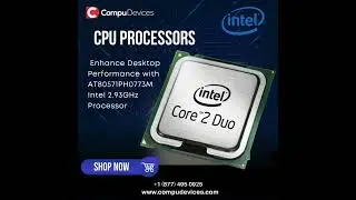 🖥️ Enhance Desktop Performance with  AT80571PH0773M  Intel 2.93GHz Processor 🖥️ #Intel #core2duo