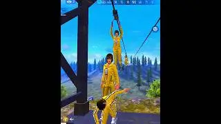 IMPOSSIBLE 🎯 Zipline Prank 😱💥🥵 #shorts #freefireshorts #ffshorts #shortsfeed
