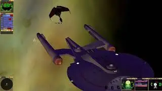 Federation USS Crusader Atolm vs Klingon Bird-of-Prey |KM| Star Trek Bridge Commander TEST