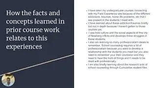 Summary of Field Work Experience by Gage McLeod