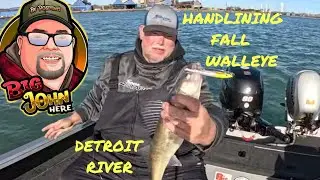 HANDLINING FALL WALLEYES ON THE DETROIT RIVER