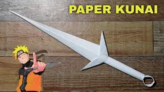 How to Make a Origami kunai | Paper Kunai Making | Simple Kunai 