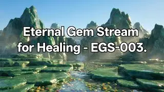 4K Gentle Emerald Stream for Mind Healing & Restorative Energy | Healing Water Sound &ndash; EGS-003