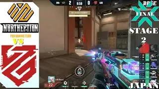 Northeption vs Lag Gaming  All HIGHLIGHT VALORANT VCT JAPAN Stage2 Playoffs Day 1