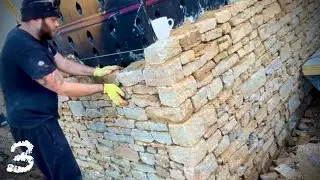 Building A Natural Stone House Extension 3