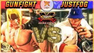 SFV AE ✪ GUNFIGHT (#1 Online ALEX) vs JUSTFOG (#1 Online RYU) | FT3 Sets ✪ SF5 TenSFV