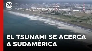 🚨 TSUNAMI EN RUSIA: Evacúan zonas de EEUU, Chile, Perú y Ecuador