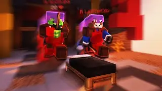 BEDWARS No Bed Protection Challenge with my Brother!