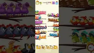 Bird sort puzzle game level 2992 #games #birdsort #game #birdsort #game #birdsort