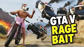 GTA 5 Bike Kick: The Ultimate Police Car EXPLOSION💥💀