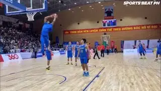 Lebron Lopez, Gilas nagpasiklab ng dunks sa warmup vs Vietnam | Philippines vs Vietnam SEA Games