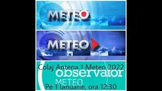 Antena 1 - Colaj rubricele meteo din anii trecuti 2022