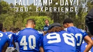 Football Fall Camp  &bull;  Day 1  &bull;  360&deg;