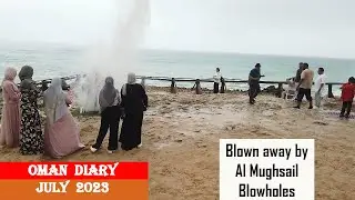Al Mughsail Blowholes a major tourist attraction in Dhofar region of Salalah in #Oman
