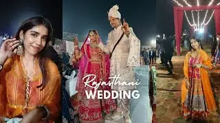 My First Experience at a Traditional Rajasthani Village Wedding 🫶🏻🤧