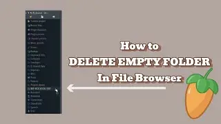 How to Delete Empty Folder in Fl Studio | File Browser