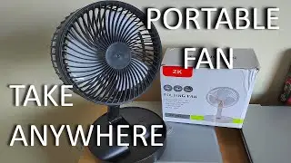 Rechargeable Portable Folding Fan - Unboxing Review