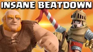 INSANE GIANT BEATDOWN!! | GIANT PRINCE DECK | Clash Royale Challenger 2 Deck