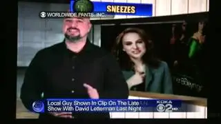 Chuck the Movieguy on LETTERMAN and the LOCAL NEWS!