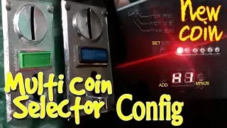 How to set up Multi Coin Acceptor for vending machine -  Allan coin slot for pisonet and pisowifi