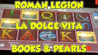 Roman Legion, La Dolce Vita, Books and Pearls FREISPIELE TR5 - Novoline, Bally Wulff Spielothek HD
