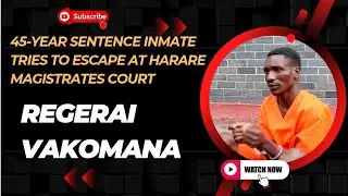 Drama at Harare Court: 45-Year Convict Attempts Daring Escape from Custody