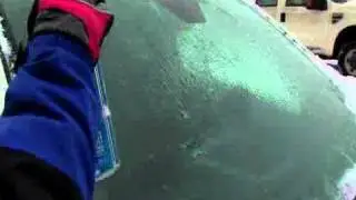 Windshield de-icer put to the test