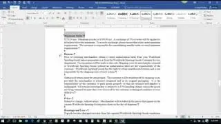 Styles and TOC in MS Word
