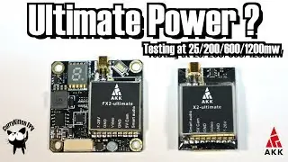 Обзоры FPV: видеопередатчики AKK Ultimate, мощность до 1200 мВт. Поставщик AKK.
