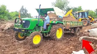 john deere tractor stuck in mud | john deere tractor unbalance videos | john deere | tractor videos