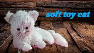 Making soft toy cat at home in easy method | soft toys making tutorial at home