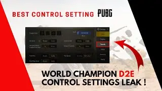 World champion D2E Control Setting, Best Controls , RRQ Athena team | PUBG Mobile | AddyAxe Gaming