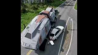 Beamng Drive Shooting Police in a Tank and Car Crashes