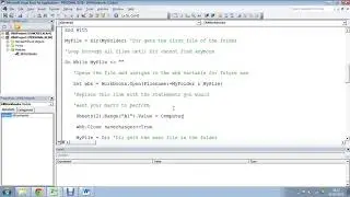 How to Loop Through All File in a Folder VBA HD