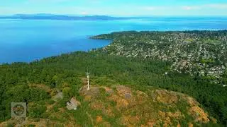 Aerial 360&deg; Tour of Mount Douglas | Vancouver Island Scenic Drone Views