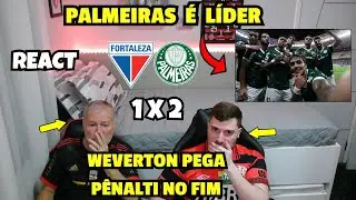 REACT FORTALEZA 1 X 2 PALMEIRAS - PALMEIRAS É LÍDER - MELHORES MOMENTOS - BRASILEIRÃO 2025.