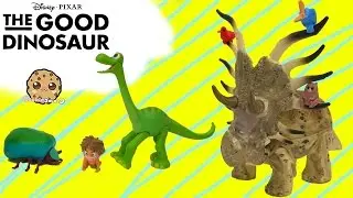 Disney Pixar The Good Dinosaur Movie Toys Arlo, Spot, Forrest Woodbush - Cookieswirlc Video