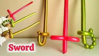 Balloon Sword ⚔️ 🤩 | Easy Balloon Animal Tutorial |DIY 