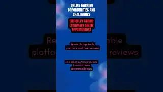 Difficulty finding legitimate online opportunities