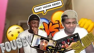 Fousey Vs Slim Boxing Reaction