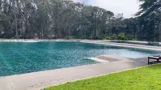 fly fishing pool at Golden Gate Park, San Francisco