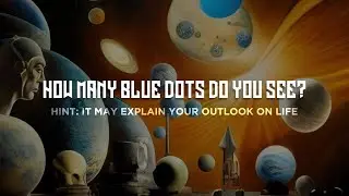 How Many Blue Dots Do You See? - It may explain your outlook on life.