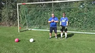 virtuelles Torwarttraining - Abdruck reload