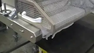 Vorf&uuml;hrung Langroller/Wickler Rollo2000 mit Teig / Test-run longmolder for Brezels