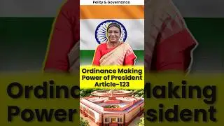 Ordinance Making Power of President: Article-123