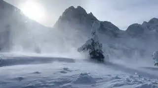 Banff Helicopter Tour Part 3: Landing at Marvel Pass, Left side View