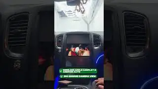 ANDROID TESLA SCREEN DONE ✅ FOR DODGE 🚀 #dodge #caraccessories #teslascreen
